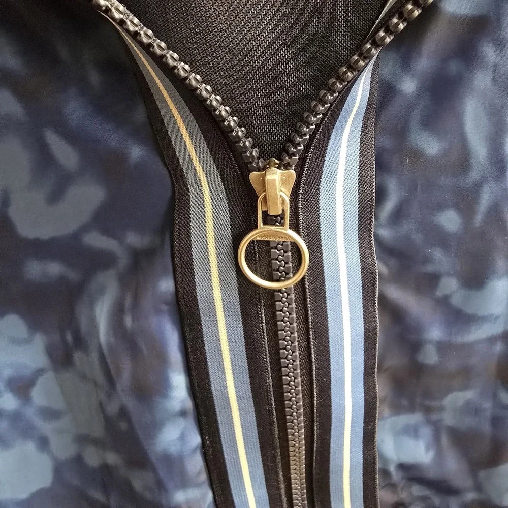 Michael‎ Kors Jacket Mens 2XL Hooded Windbreaker Full Zip Lightweight Polyester